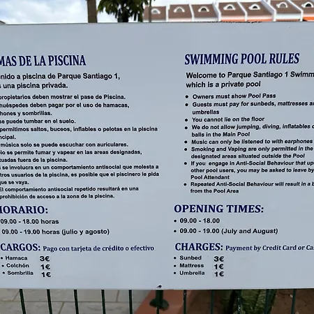 2 Bedrooms Playa Americas Parque Santiago I Heated Pool Apartament Playa de las Americas (Tenerife)